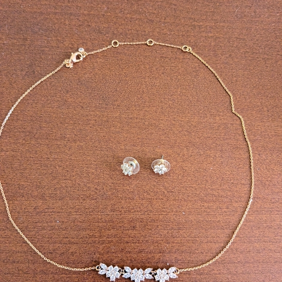 Kate Spade Gardenia Necklace + Earring set - Picture 2 of 5